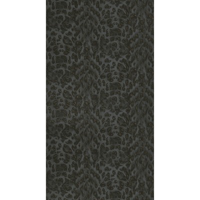 Clarke and Clarke Wallpaper FELIS CHARCOAL/ROSE GOLD 