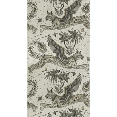 Clarke and Clarke Wallpaper LYNX GILVER