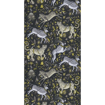 Clarke and Clarke Wallpaper PROTEA CHARCOAL 
