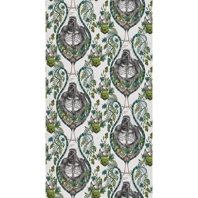 Clarke and Clarke Wallpaper SILVERBACK NUDE 