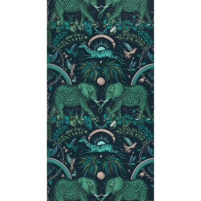 Clarke and Clarke Wallpaper ZAMBEZI TEAL