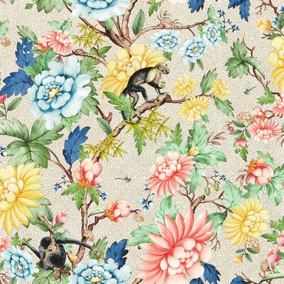 Clarke and Clarke Wallpaper SAPPHIRE GARDEN WP IVORY