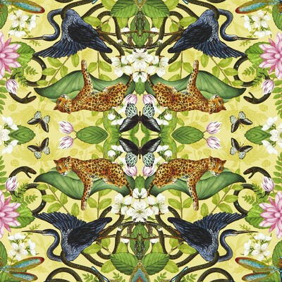 Clarke and Clarke Wallpaper WONDERLUST WP CITRON