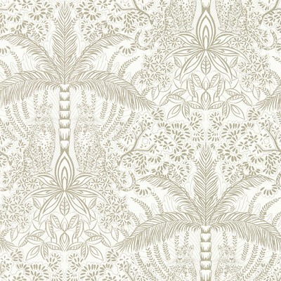 Clarke and Clarke Wallpaper LEOPARDO GOLD/IVORY WP