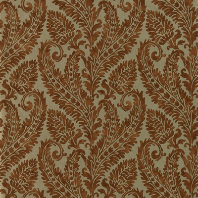 Clarke and Clarke Wallpaper REGALE RUSSET GILVER WP