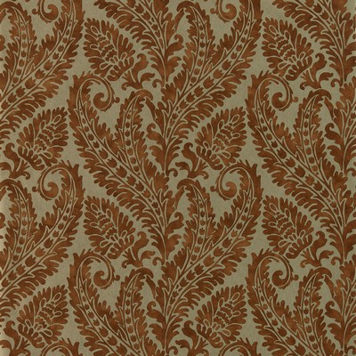 Clarke and Clarke Wallpaper REGALE RUSSET GILVER WP