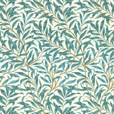 Clarke and Clarke Wallpaper WILLOW BOUGHS TEAL WP