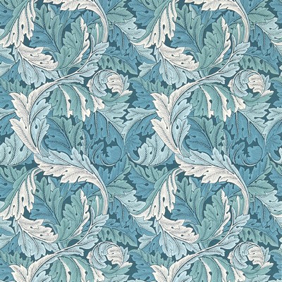 Clarke and Clarke Wallpaper ACANTHUS TEAL WP