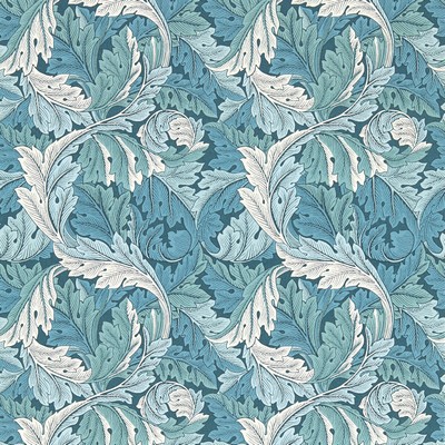 Clarke and Clarke Wallpaper ACANTHUS TEAL WP