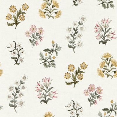 Clarke and Clarke Wallpaper LEIDEN BLUSH OCHRE WP