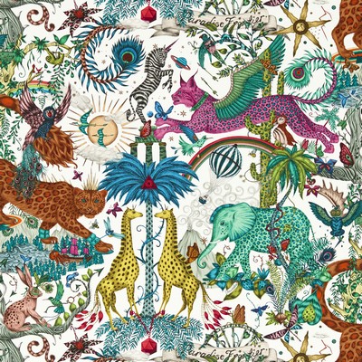 Clarke and Clarke Wallpaper PARADISE LOST IVORY WP