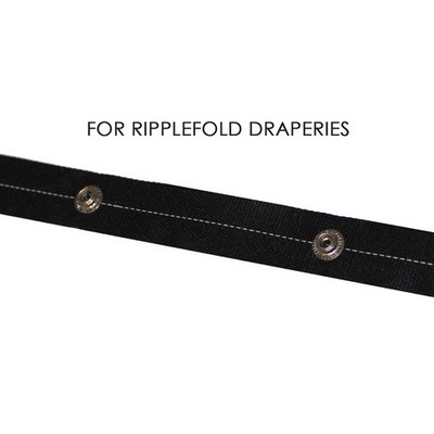 Brimar Ripplefold Snap Tape (per yard) 