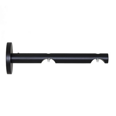 Brimar Double Decorative Wall Bracket Shadow Black