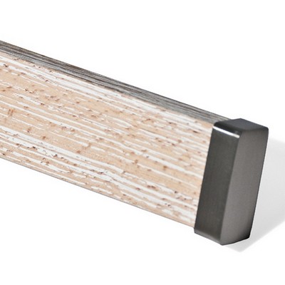 Brimar 8 Ft Pole With Track  Limed Oak