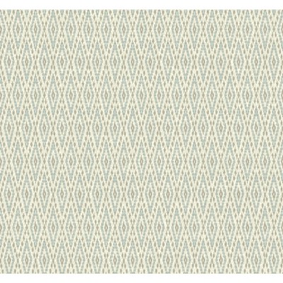Carey Lind Carey Lind Vibe Aztec Wallpaper white, chambray blue, silver