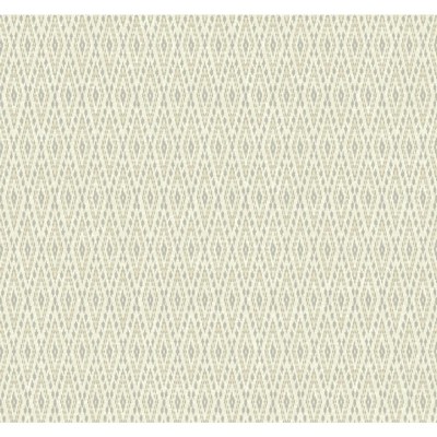 Carey Lind Carey Lind Vibe Aztec Wallpaper white, eggshell, silver
