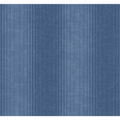 Carey Lind Carey Lind Vibe Ombre Stripe Wallpaper stone washed denim blue, deep sea blue