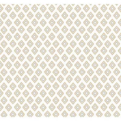 Carey Lind Modern Shapes Keystone Wallpaper cream, golden tan, grey