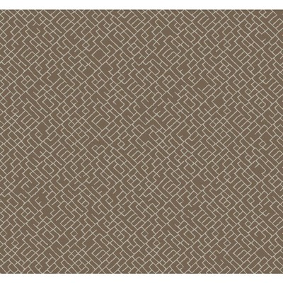 Carey Lind Modern Shapes Mason Wallpaper taupe, silver