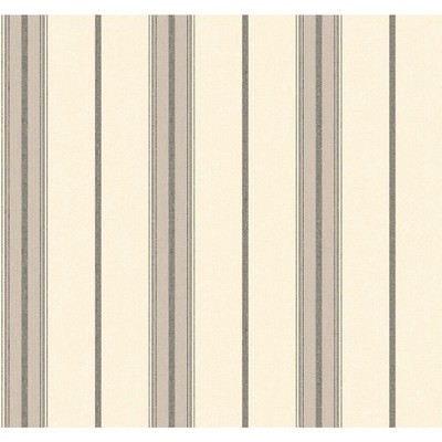 Carey Lind Menswear Ralph Stripe Removable Wallpaper Blacks/White/Off Whites