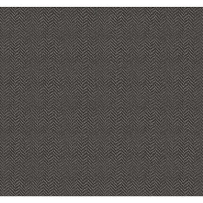 Carey Lind Menswear Herringbone Removable Wallpaper Blacks/Metallics