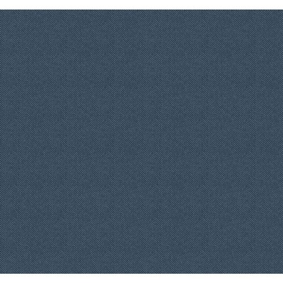 Carey Lind Menswear Herringbone Removable Wallpaper Blues
