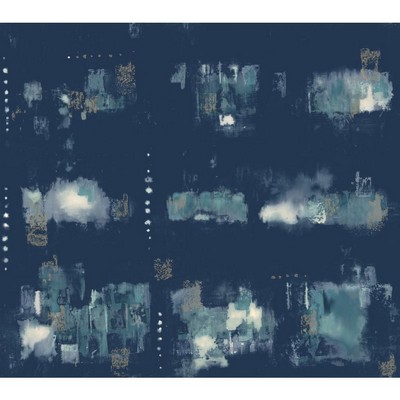 Carey Lind Cloud Nine City Lights Removable Wallpaper Blues/White/Off Whites