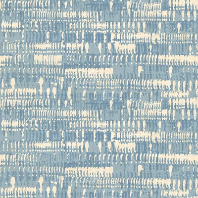 Carey Lind Cloud Nine Morse Code Removable Wallpaper Blue/Off White