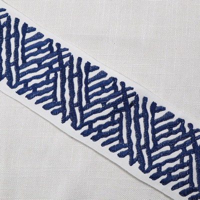 Magnolia Fabrics  Trelli Emb Tape MARINE