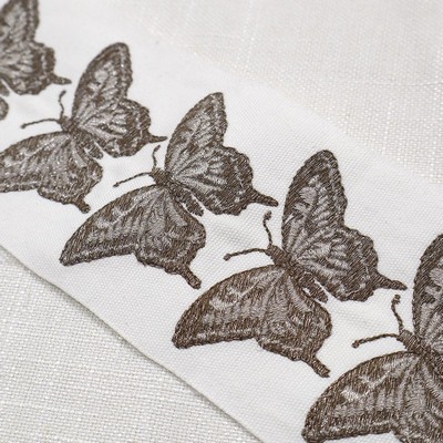 Magnolia Fabrics  Flutter Emb Tape NICKEL