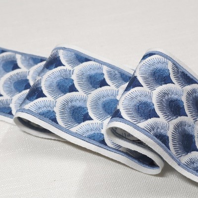 Magnolia Fabrics  Fanny Emb Tape BLUES