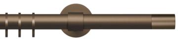 Vesta Finial CYLINDER flush Shown in Bronze