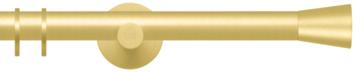 Vesta GeoLux Frustrum Finial 3/4 Shown in Gold