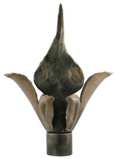 Vesta Finial TUSCANY Shown in Bronze