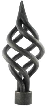 Vesta Finial TICINO Shown in black