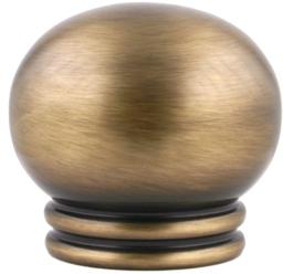 Vesta Finial CHARLOTTE Shown in Antique Brass