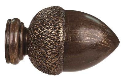 Finestra Acorn Shown in Old World Gold