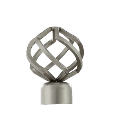 Aria Metal Bird Cage Satin Nickel