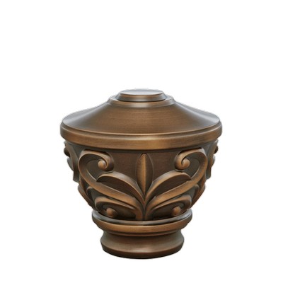 Aria Metal Blakely Urn Brushed Bronze