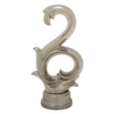Aria Metal Arabesque Scroll Polished Nickel