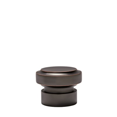 Aria Metal Saxon End Cap Iron Copper