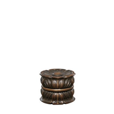 Aria Metal Avalon End Cap Brushed Bronze