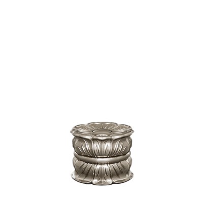 Aria Metal Avalon End Cap Polished Nickel