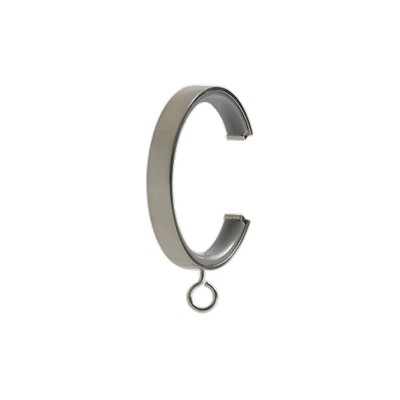 Aria Metal C-Ring with Eyelet Polished Nickel
