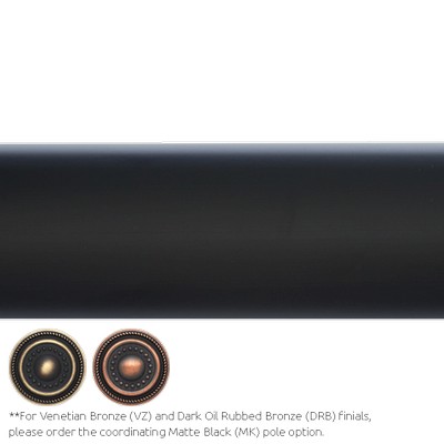 Aria Metal 6 Pole Matte Black