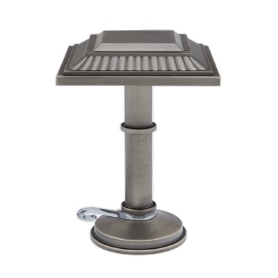 Aria Metal Essex Medallion Holdback Antique Pewter