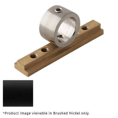 Aria Metal H-Rail Collar Bracket Matte Black