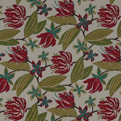 Robert Allen Bright Floral Fuchsia