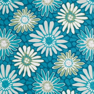 Robert Allen Tactile Bloom Turquoise