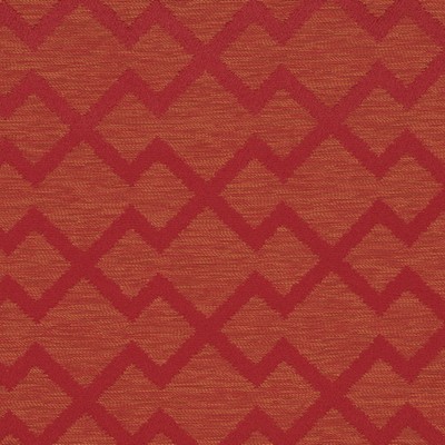 Robert Allen TRIBAL ZIG ZAG SCARLET